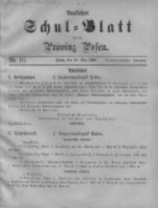 Amtliches Schul-Blatt f&uuml;r die Provinz Posen 1900.05.20 Jg.33 Nr10