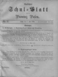 Amtliches Schul-Blatt für die Provinz Posen 1900.06.05 Jg.33 Nr11