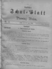 Amtliches Schul-Blatt für die Provinz Posen 1900.06.20 Jg.33 Nr12