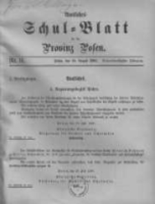 Amtliches Schul-Blatt für die Provinz Posen 1900.08.20 Jg.33 Nr16