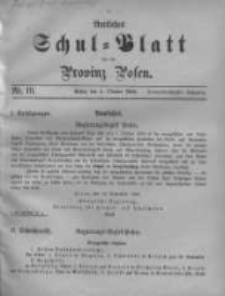 Amtliches Schul-Blatt für die Provinz Posen 1900.10.05 Jg.33 Nr19