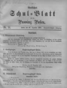 Amtliches Schul-Blatt für die Provinz Posen 1900.12.20 Jg.33 Nr24