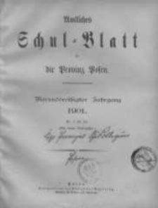 Amtliches Schul-Blatt für die Provinz Posen 1901.01.05 Jg.34 Nr1