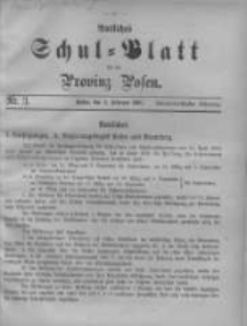Amtliches Schul-Blatt für die Provinz Posen 1901.02.05 Jg.34 Nr3