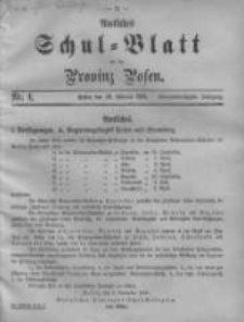 Amtliches Schul-Blatt für die Provinz Posen 1901.02.20 Jg.34 Nr4