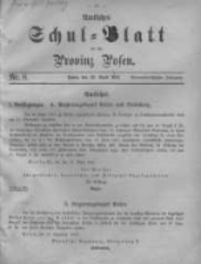 Amtliches Schul-Blatt für die Provinz Posen 1901.04.20 Jg.34 Nr8