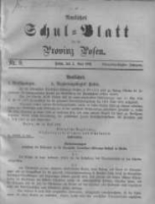 Amtliches Schul-Blatt für die Provinz Posen 1901.05.05 Jg.34 Nr9