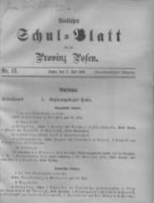 Amtliches Schul-Blatt für die Provinz Posen 1901.07.05 Jg.34 Nr13