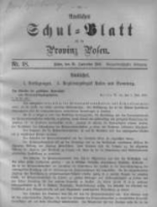 Amtliches Schul-Blatt für die Provinz Posen 1901.09.20 Jg.34 Nr18