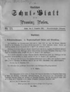 Amtliches Schul-Blatt für die Provinz Posen 1901.12.05 Jg.34 Nr23