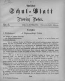 Amtliches Schul-Blatt f&uuml;r die Provinz Posen 1904.03.20 Jg.37 Nr6