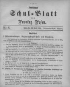 Amtliches Schul-Blatt f&uuml;r die Provinz Posen 1904.04.20 Jg.37 Nr8