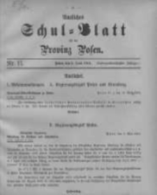 Amtliches Schul-Blatt f&uuml;r die Provinz Posen 1904.06.05 Jg.37 Nr11