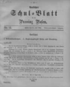 Amtliches Schul-Blatt für die Provinz Posen 1904.07.15 Jg.37 Nr14