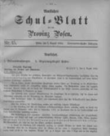 Amtliches Schul-Blatt f&uuml;r die Provinz Posen 1904.08.05 Jg.37 Nr15