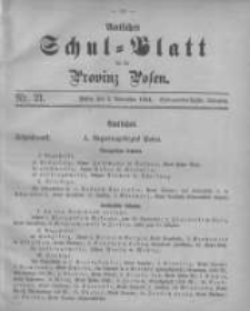 Amtliches Schul-Blatt für die Provinz Posen 1904.11.05 Jg.37 Nr21