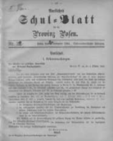 Amtliches Schul-Blatt für die Provinz Posen 1904.11.20 Jg.37 Nr22
