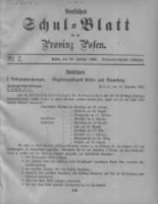Amtliches Schul-Blatt f&uuml;r die Provinz Posen 1906.01.20 Jg.39 Nr2