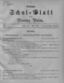 Amtliches Schul-Blatt für die Provinz Posen 1906.03.05 Jg.39 Nr5