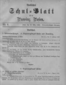 Amtliches Schul-Blatt f&uuml;r die Provinz Posen 1906.03.20 Jg.39 Nr6