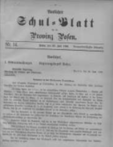 Amtliches Schul-Blatt für die Provinz Posen 1906.07.20 Jg.39 Nr14