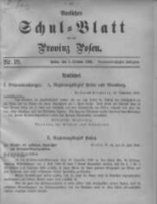 Amtliches Schul-Blatt f&uuml;r die Provinz Posen 1906.10.05 Jg.39 Nr19