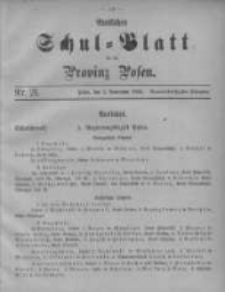 Amtliches Schul-Blatt f&uuml;r die Provinz Posen 1906.11.05 Jg.39 Nr21