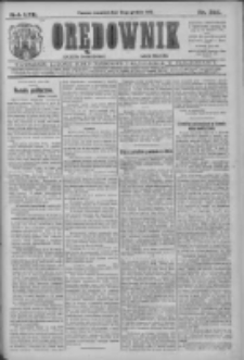 Orędownik: najstarsze ludowe pismo narodowe i katolickie w Wielkopolsce 1912.12.12 R.42 Nr284