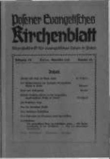 Posener Evangelisches Kirchenblatt: Monatsschrift für evangelisches Leben in Polen. 1938 Jahrgang 16 nr12