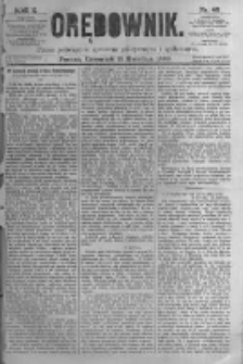 Orędownik: pismo poświęcone sprawom politycznym i spółecznym. 1880.04.15 R.10 nr46