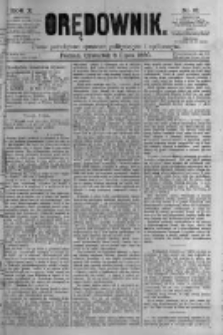 Orędownik: pismo poświęcone sprawom politycznym i spółecznym. 1880.07.08 R.10 nr81