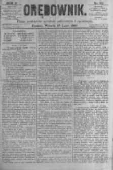 Orędownik: pismo poświęcone sprawom politycznym i spółecznym. 1880.07.27 R.10 nr89