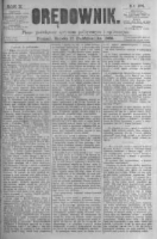 Orędownik: pismo poświęcone sprawom politycznym i spółecznym. 1880.10.16 R.10 nr124