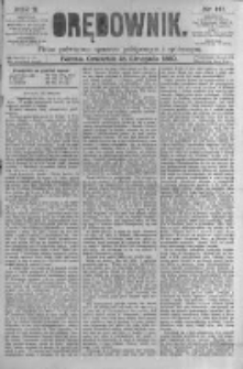 Orędownik: pismo poświęcone sprawom politycznym i spółecznym. 1880.11.25 R.10 nr141