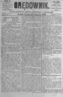Orędownik: pismo poświęcone sprawom politycznym i spółecznym. 1880.11.27 R.10 nr142