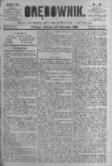 Orędownik: pismo poświęcone sprawom politycznym i spółecznym. 1881.01.29 R.11 nr13