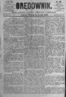 Orędownik: pismo poświęcone sprawom politycznym i spółecznym. 1881.02.15 R.11 nr20