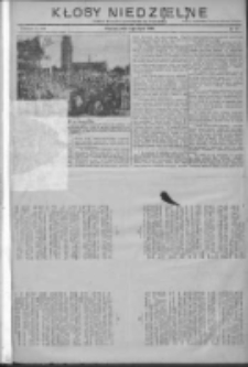 Kłosy Niedzielne: dodatek literacki i powieściowy do "Orędownika" 1912.07.07 Nr27