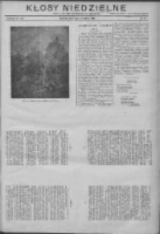 Kłosy Niedzielne: dodatek literacki i powieściowy do "Orędownika" 1912.09.01 Nr35