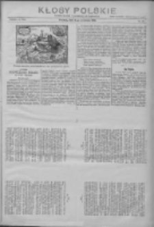 Kłosy Polskie: dodatek literacki i powieściowy do "Orędownika" 1912.09.08 Nr36
