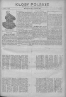 Kłosy Polskie: dodatek literacki i powieściowy do "Orędownika" 1912.09.22 Nr38