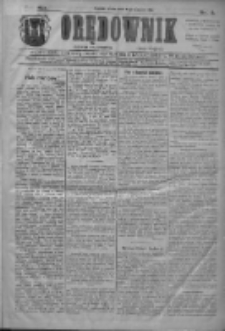 Orędownik: najstarsze ludowe pismo narodowe i katolickie w Wielkopolsce 1911.01.04 R.41 Nr3