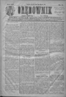 Orędownik: najstarsze ludowe pismo narodowe i katolickie w Wielkopolsce 1911.01.05 R.41 Nr4
