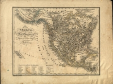 Charte von Nord-Amerika mit Rücksicht der neusten Territorial-Einteilungen bearbeitet