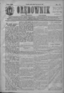Orędownik: najstarsze ludowe pismo narodowe i katolickie w Wielkopolsce 1911.01.21 R.41 Nr17
