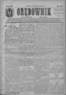 Orędownik: najstarsze ludowe pismo narodowe i katolickie w Wielkopolsce 1911.01.24 R.41 Nr19