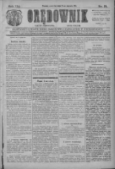 Orędownik: najstarsze ludowe pismo narodowe i katolickie w Wielkopolsce 1911.01.26 R.41 Nr21