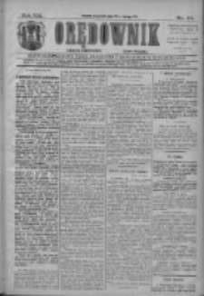 Orędownik: najstarsze ludowe pismo narodowe i katolickie w Wielkopolsce 1911.02.23 R.41 Nr44