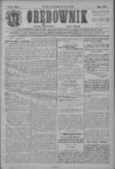 Orędownik: najstarsze ludowe pismo narodowe i katolickie w Wielkopolsce 1911.04.04 R.41 Nr77