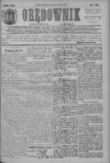 Orędownik: najstarsze ludowe pismo narodowe i katolickie w Wielkopolsce 1911.04.09 R.41 Nr82